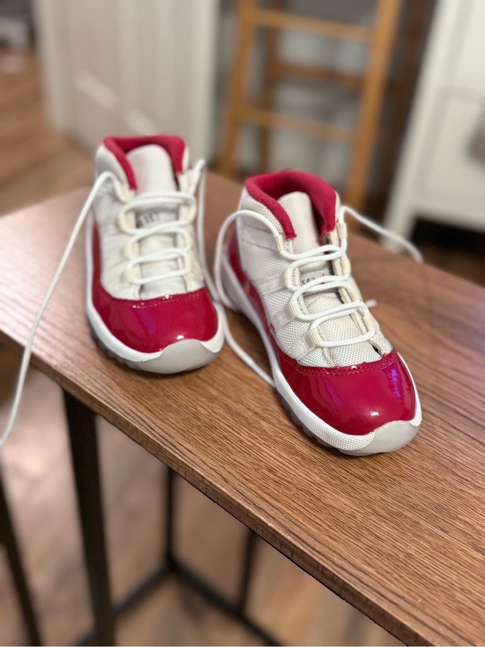 Air Jordan 11 Retro 'Cherry' White/Red | Toddler Size 10C